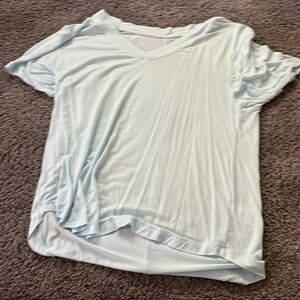 light blue american eagle v neck